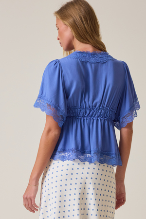 Evanelle Lace Babydoll Top - Altar'd State - 