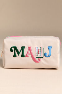 Mahjong Chenille Patch Pouch - Altar'd State