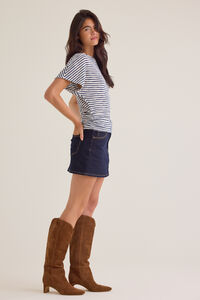 Edith Asymmetrical Stripe Top Detail 4 - Altar'd State
