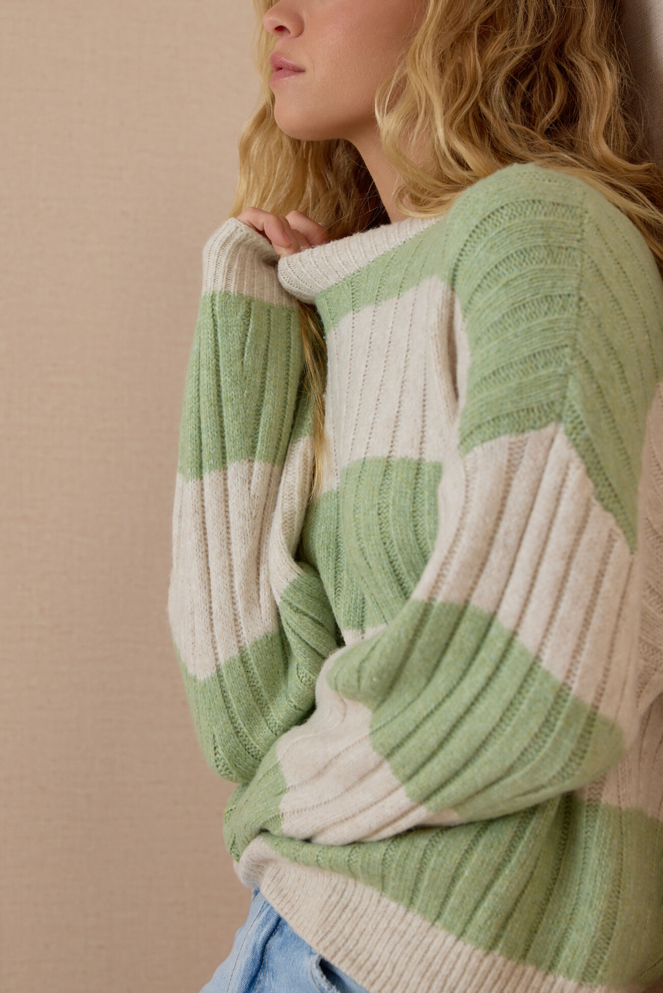 Vivi Rib Stripe Sweater