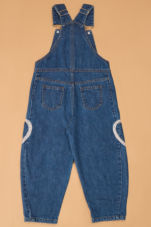 Reagan Heart Denim Overalls - Altar'd State - 