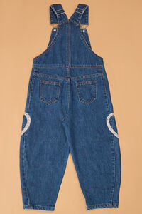 Reagan Heart Denim Overalls Detail 3 - Altar'd State