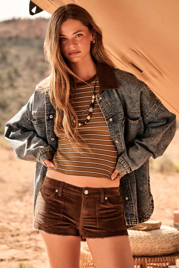 Laura Denim Barn Jacket - Altar'd State