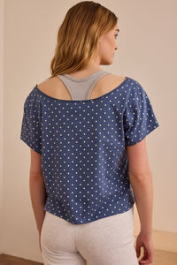 Volley Off The Shoulder Tee Detail 4 - Altar'd State