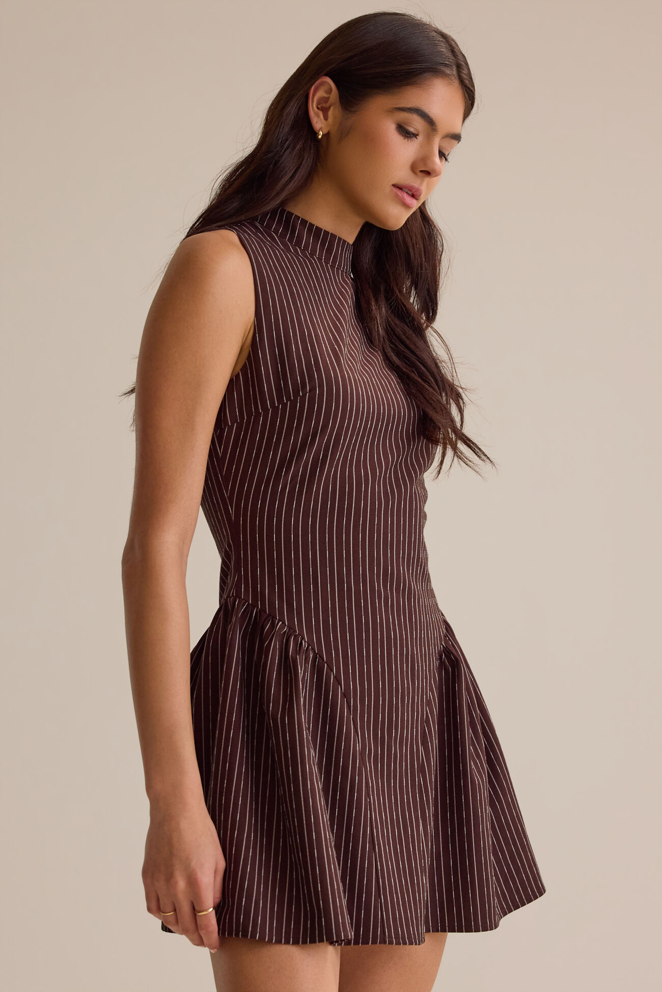 Everly Striped Mini Dress