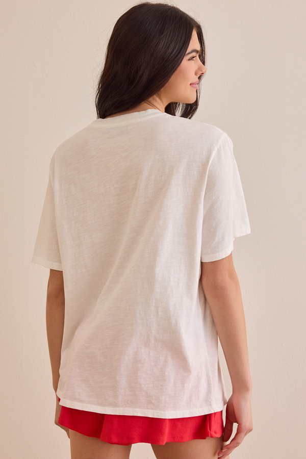 USA Flag Oversized Tee Detail 4 - Altar'd State