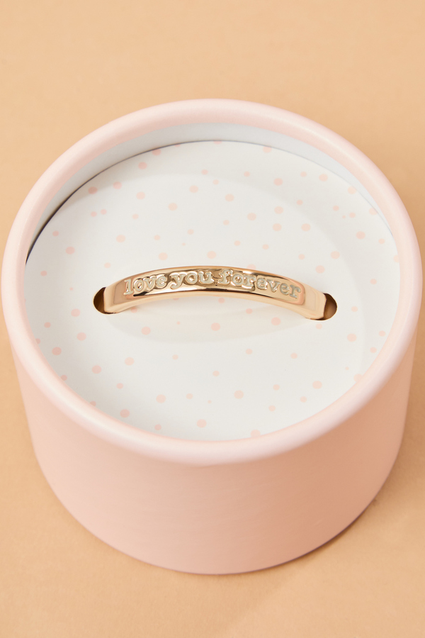 Love You Forever Bangle by Mud Pie Detail 2 - Altar'd State