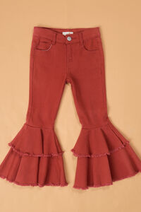 Morgan Tiered Ruffle Pants Detail 5 - Altar'd State