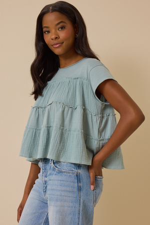 Nicole Ruffle Top - Altar'd State - 