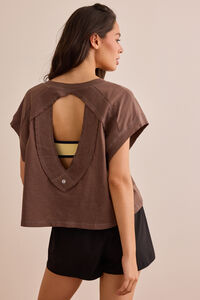 Overtime Open Back Tee Detail 2 - Altar'd State