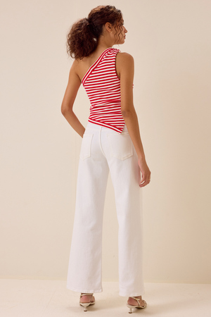 Sawyer One Shoulder Stripe Tank - Altar'd State - 