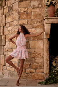 Lily Mini Dress in Pink | Altar'd State