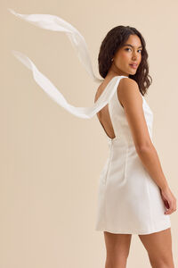 Alma Satin Mini Dress Detail 5 - Altar'd State