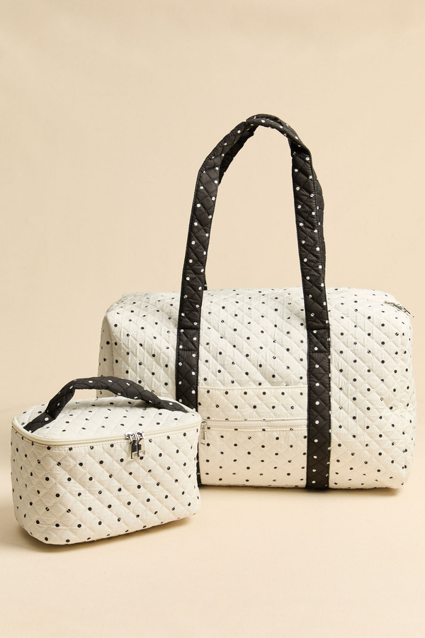 Jet Set Polka Dot Duffel Bag - Altar'd State