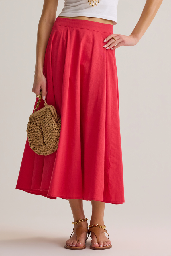 Lunella Linen Skirt Detail 2 - Altar'd State