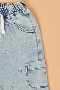 Sally Bow Denim Joggers Detail 2 - Altar'd State