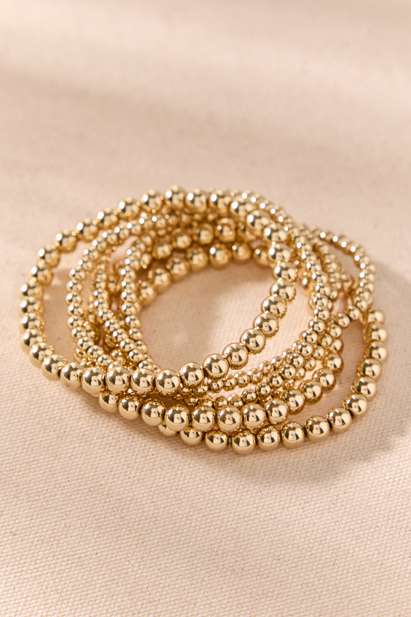 Vivian Beaded Stretch Bracelets 6 Pack - Altar'd State