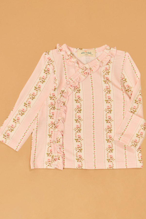 Antoinette Floral Snap Top Set Detail 2 - Altar'd State