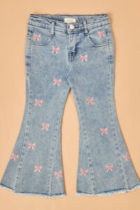 Edie Bow Flare Jeans Detail 2 - Altar'd State
