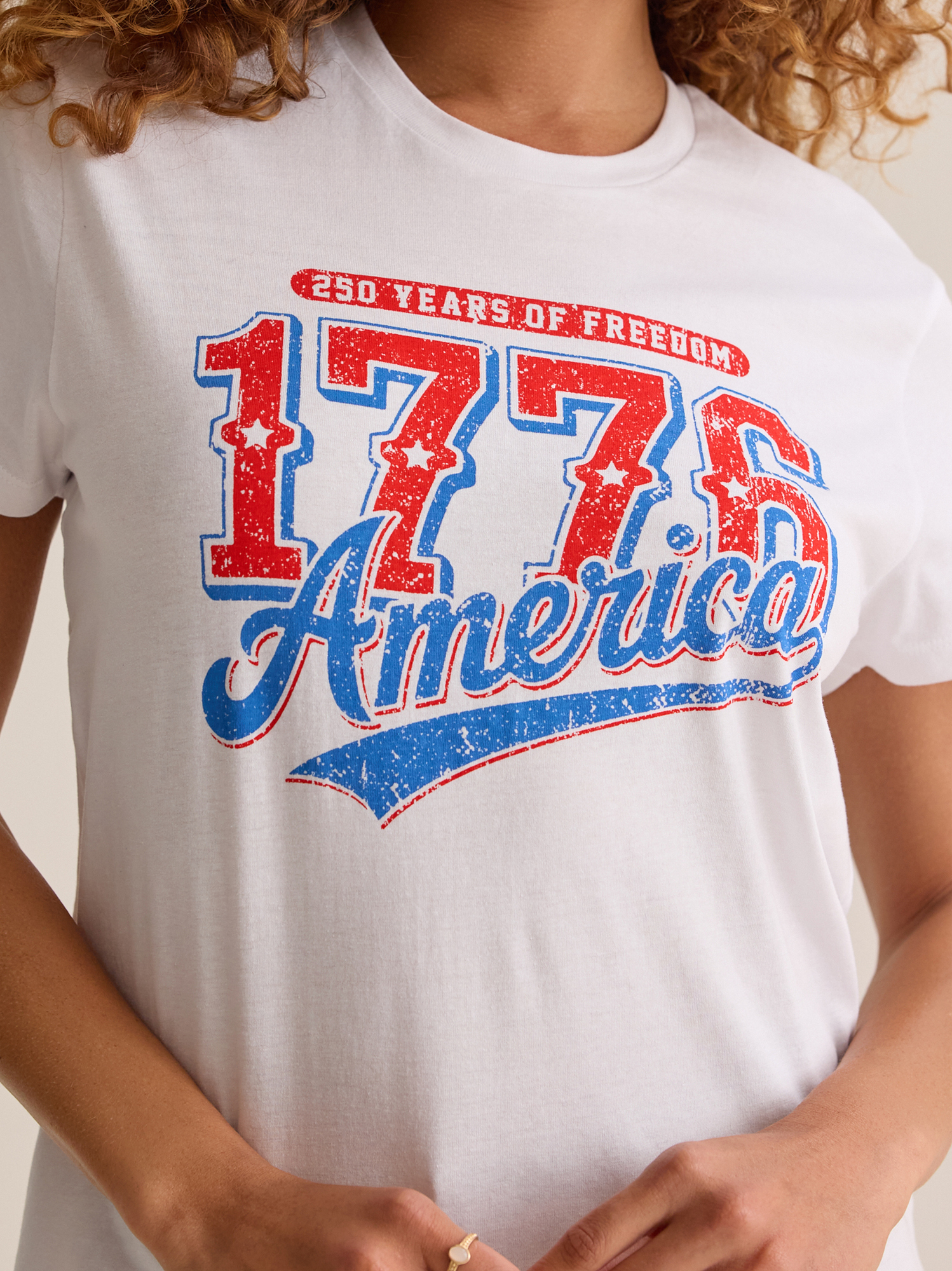 1776 America Tee in White | Altar'd State