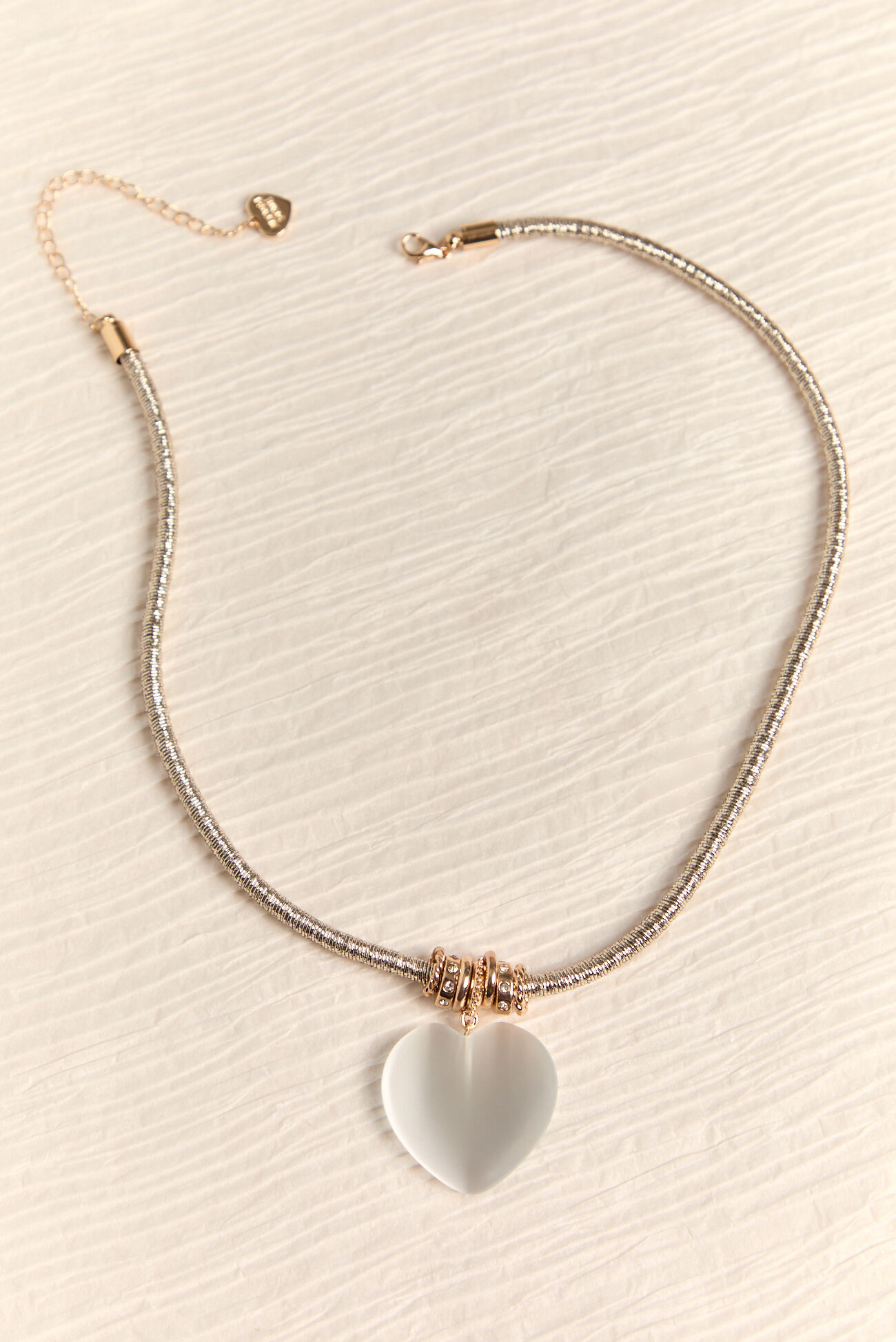 Rowan Mixed Metal Heart Necklace
