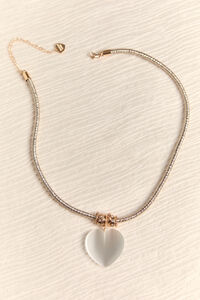 Rowan Mixed Metal Heart Necklace - Altar'd State