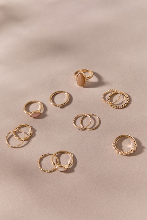 Vintage Brown Multi Ring Pack - Altar'd State