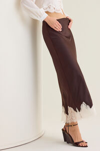 Sorella Lace Trim Maxi Skirt Detail 2 - Altar'd State