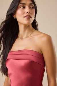 Paityn Strapless Mini Dress Detail 3 - Altar'd State
