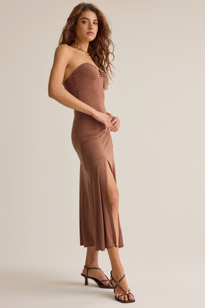 Fallon Strapless Maxi Dress - Altar'd State - 