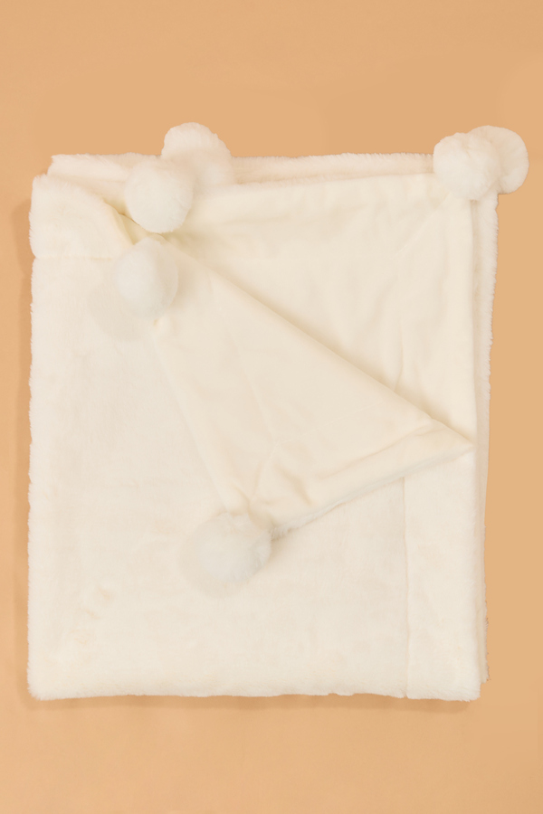 Fuzzy Fun Pom Blanket - Altar'd State