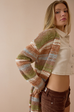 Wrenlee Spacedye Sweater Duster - Altar'd State - 