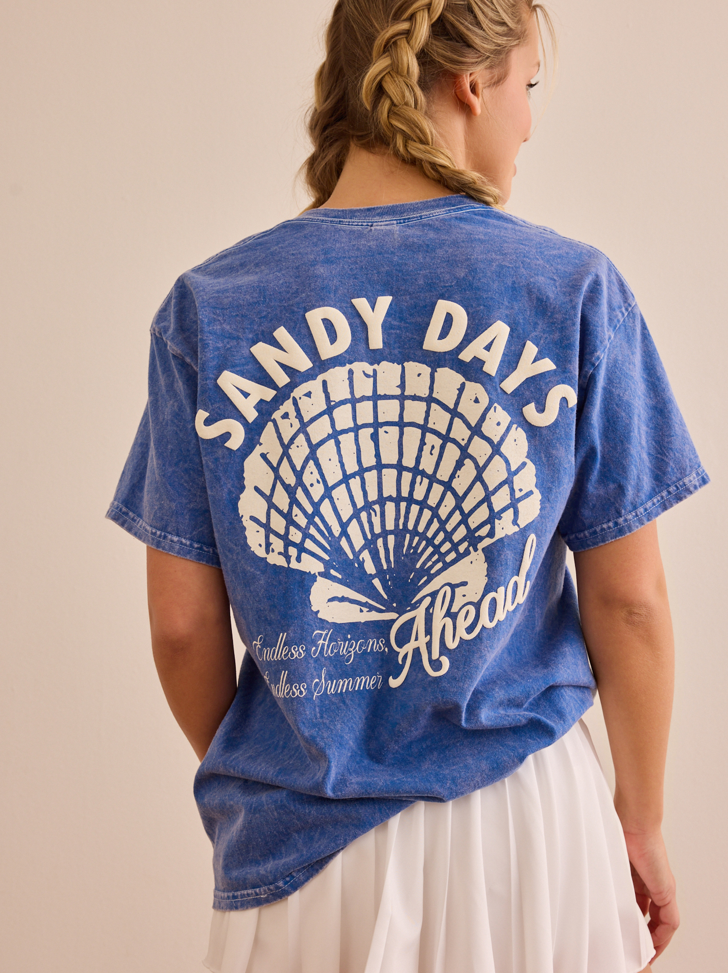 Breathe Sandy Days Ahead Tee in Blue | AS Revival