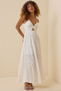 Kellsa Jacquard Maxi Dress Detail 5 - Altar'd State
