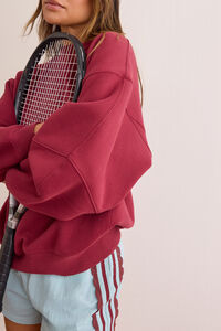 Off Duty Oversized Pullover Detail 2 - Altar'd State