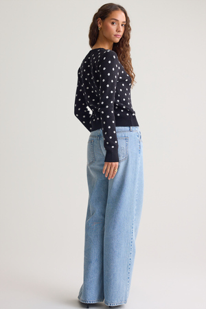 Danica Fitted Crew Sweater - Altar'd State - 
