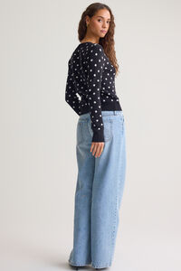 Danica Fitted Crew Sweater Detail 4 - Altar'd State
