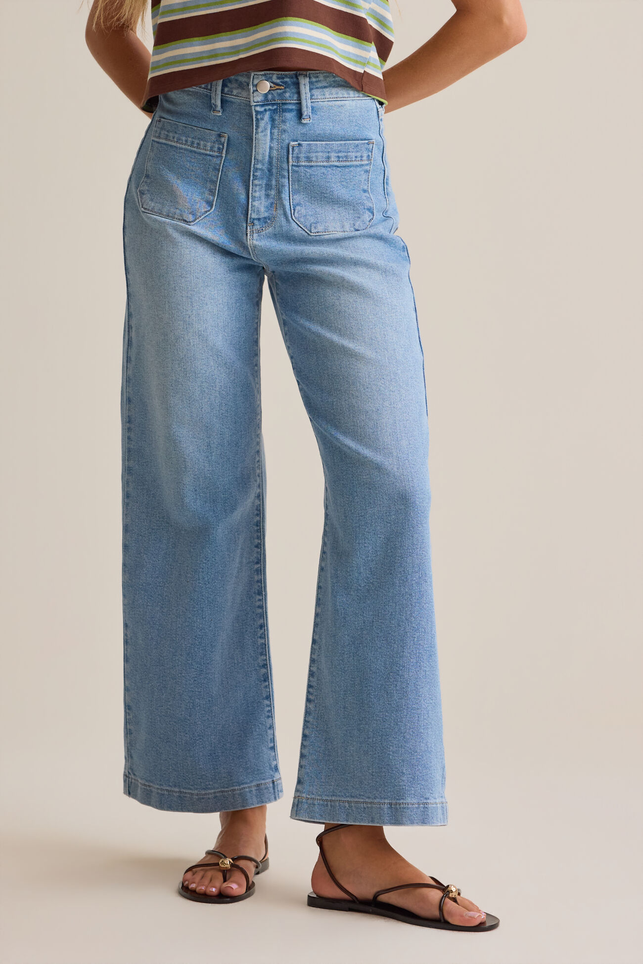 Indy High Rise Sailor Jean