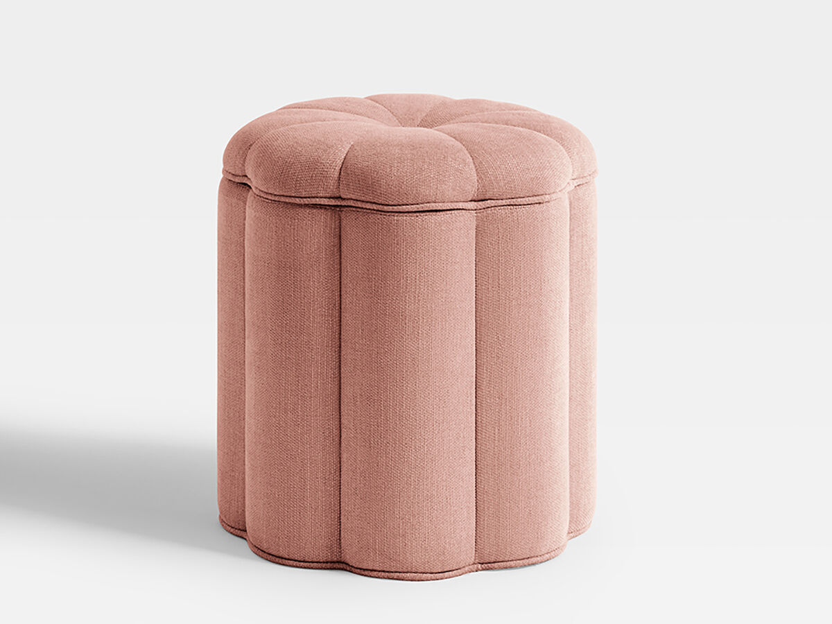 Leighton Upholstered Stool Detail 3 - Altar'd State