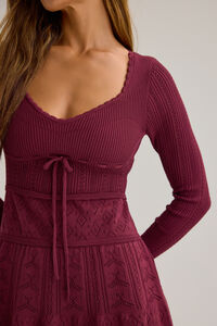 Eleanor Sweater Dress Detail 3 - Altar'd State