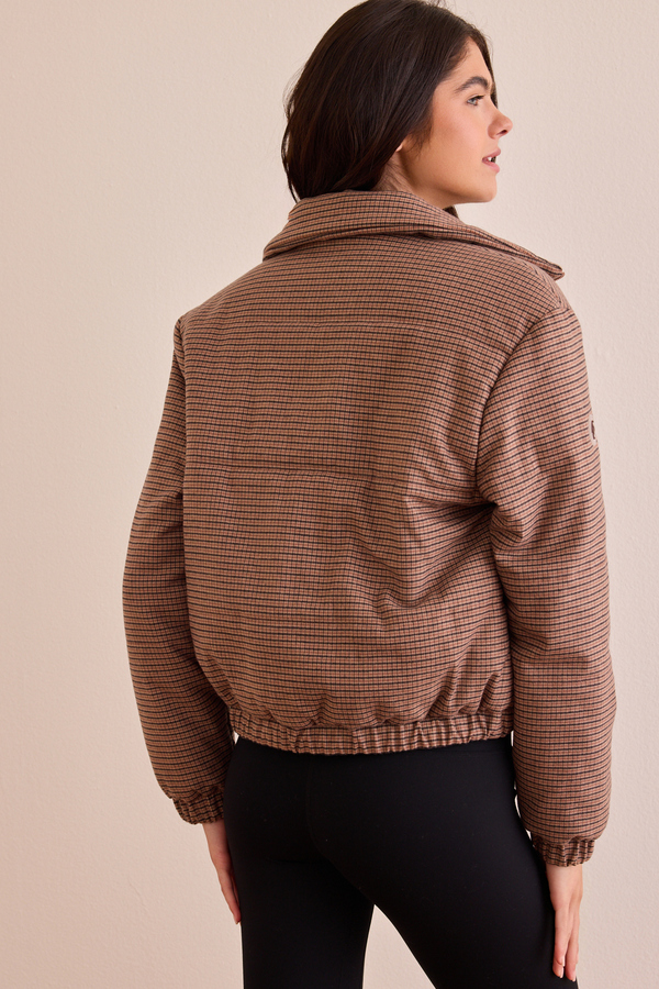 Breeze Herringbone Puffer Jacket Detail 4 - Altar'd State