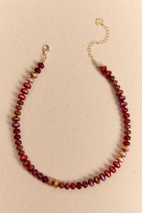 Mulled Wine Beaded Necklace Detail 2 - Altar'd State