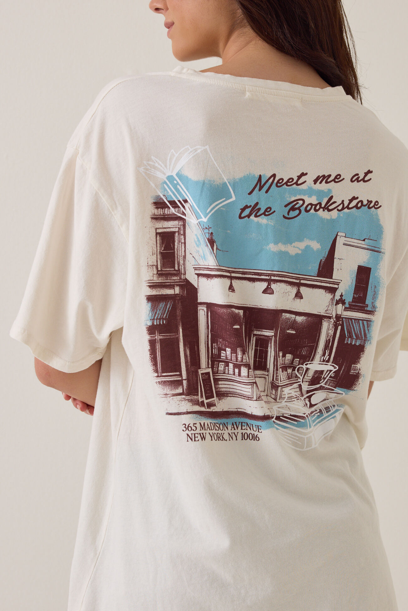 Meet Me at the Bookstore Graphic Tee