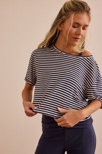 Max Out Stripe Crop Tee - Altar'd State