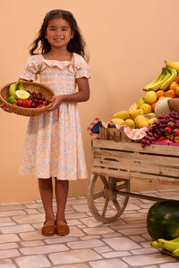 Ember Floral Ruffle Sleeve Toddler Dress - Altar'd State