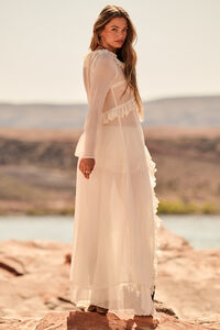 Ash Tiered Ruffle Kimono Detail 5 - Altar'd State
