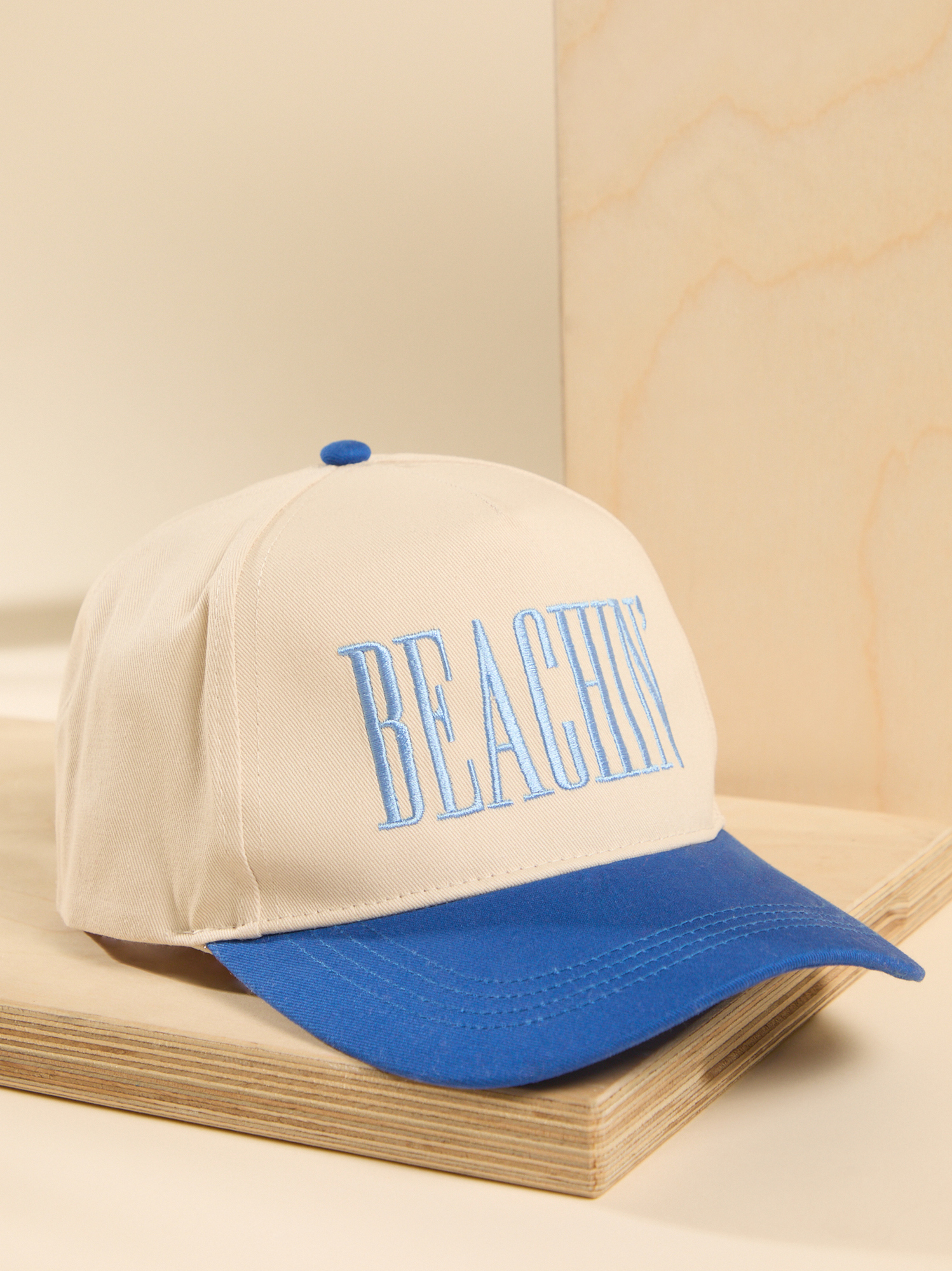 Beachin Trucker Hat in Blue | Altar'd State
