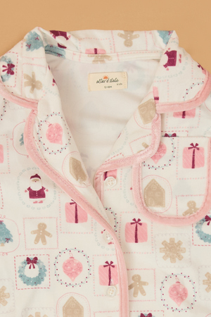 Christmas Tiles Pajama Set - Altar'd State - 