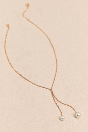 Pearl "Y" Necklace - Altar'd State