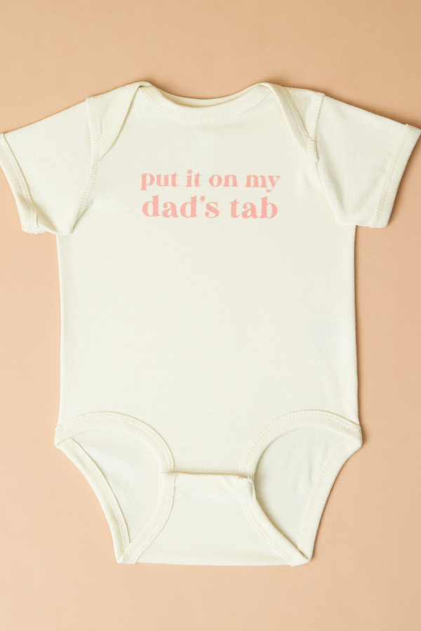 Put it on Dads Tab Bodysuit - Altar'd State